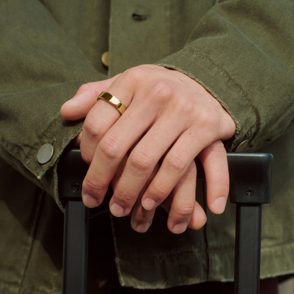 Умное кольцо Oura Ring 5 (размер 8), золотой/Gold в Оренбурге