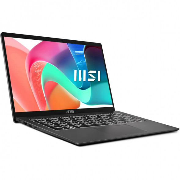 Ноутбук MSI Modern 15 F1MXG-1280RU (15.6&amp;quot;, IPS, Intel Core 7 150U, 10 ядер, 16 ГБ DDR5, SSD 512 ГБ, Intel Iris Xe Graphics, Windows 11), чёрный в Оренбурге