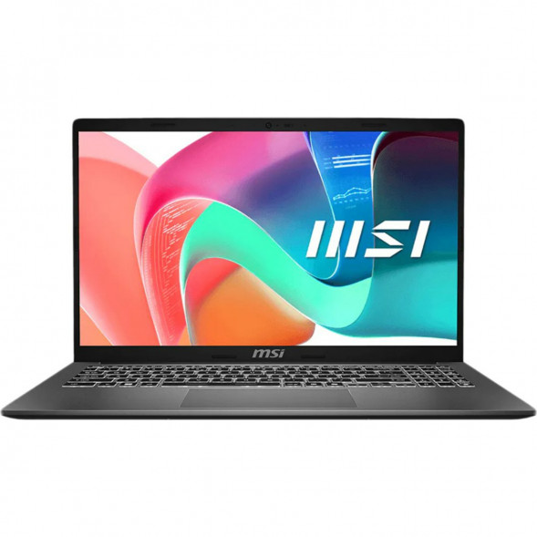 Ноутбук MSI Modern 15 F1MXG-1281RU (15.6&amp;quot;, IPS, Intel Core 5 120U, 10 ядер, 16 ГБ DDR5, SSD 512 ГБ, Intel Iris Xe Graphics, Windows 11), чёрный в Оренбурге
