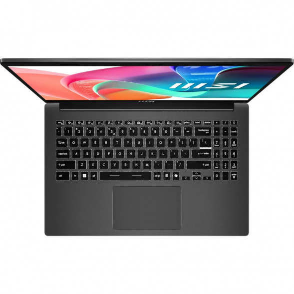 Ноутбук MSI Modern 15 F1MXG-1281RU (15.6&amp;quot;, IPS, Intel Core 5 120U, 10 ядер, 16 ГБ DDR5, SSD 512 ГБ, Intel Iris Xe Graphics, Windows 11), чёрный в Оренбурге