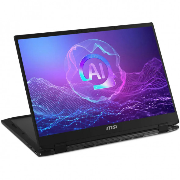 Ноутбук трансформер MSI Summit 16 AI Evo A2HMTG-057RU (16&amp;quot;, IPS, Intel Core Ultra 7 255H 2ГГц, 16 ядер, 16ГБ LPDDR5, 1ТБ SSD, Intel Arc 140T, Windows 11 Home), черный в Оренбурге